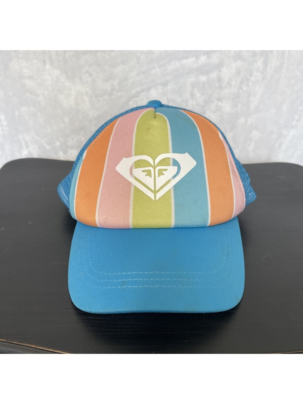 Vintage Youth Popsicle Stripe Roxy Mesh Snapback Girls Hat